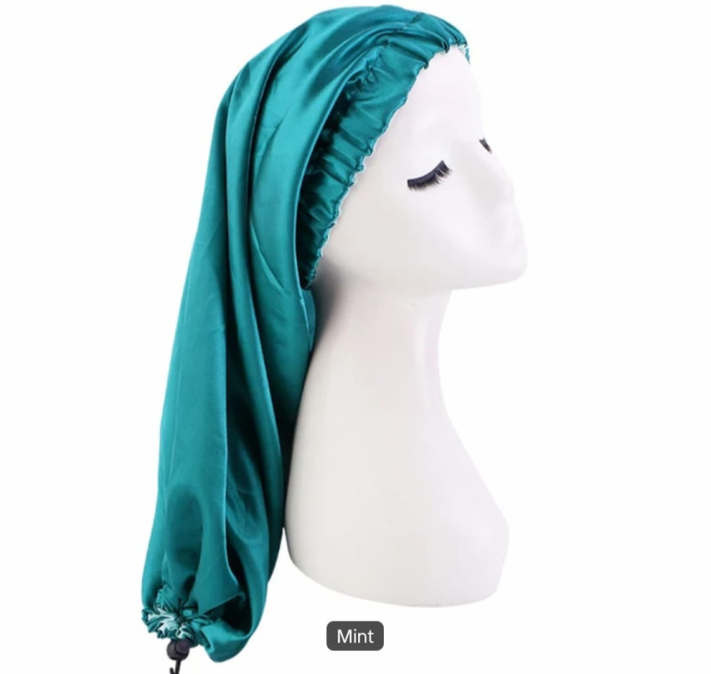 Mint Green Long Bonnet